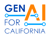 Generative AI in California